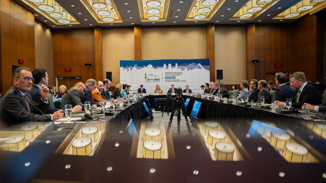 Foto vom Business Roundtable mit Unternehmen und der Leitung Kanadas. 