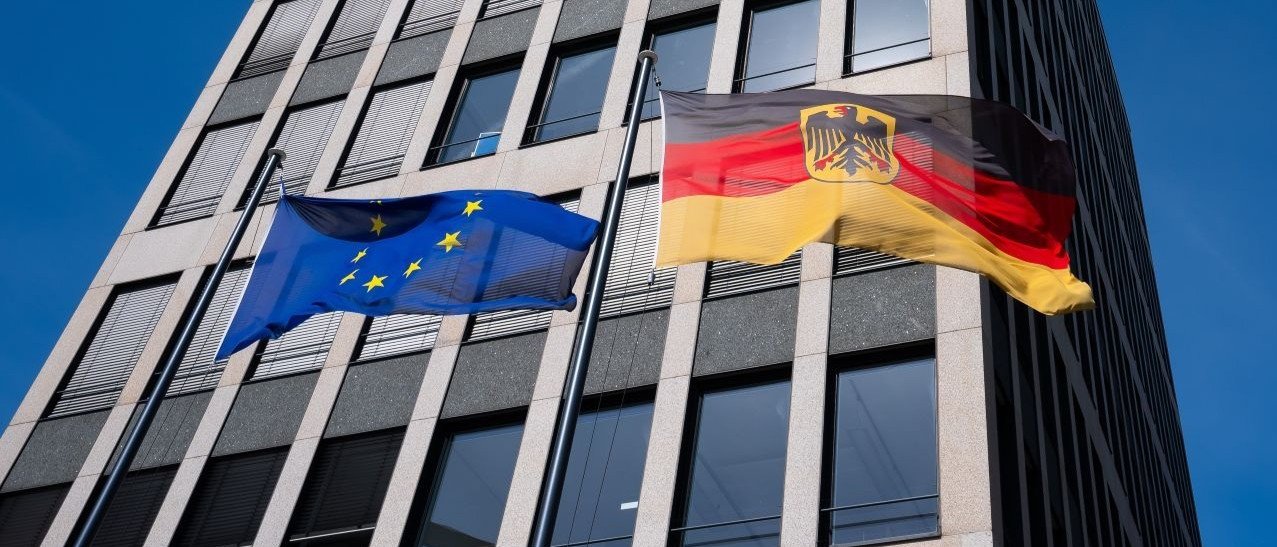 Außenansicht des BMDS-Dienstgebäudes „Englische Straße“ in Berlin