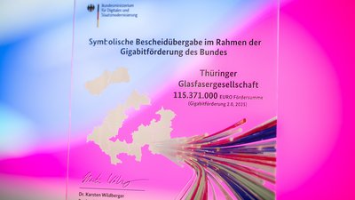 Plakat Gigabitförderung 2.0